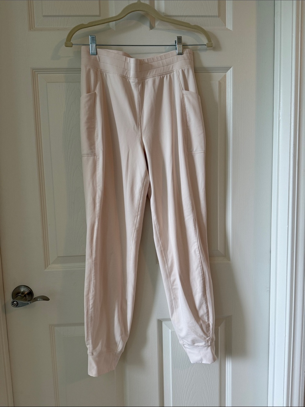 Fabletics Light Cream Jogger Pants